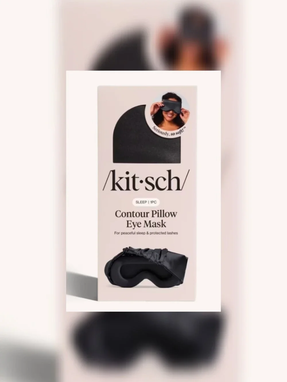 Kitsch Contour Pillow Eye Mask NEW